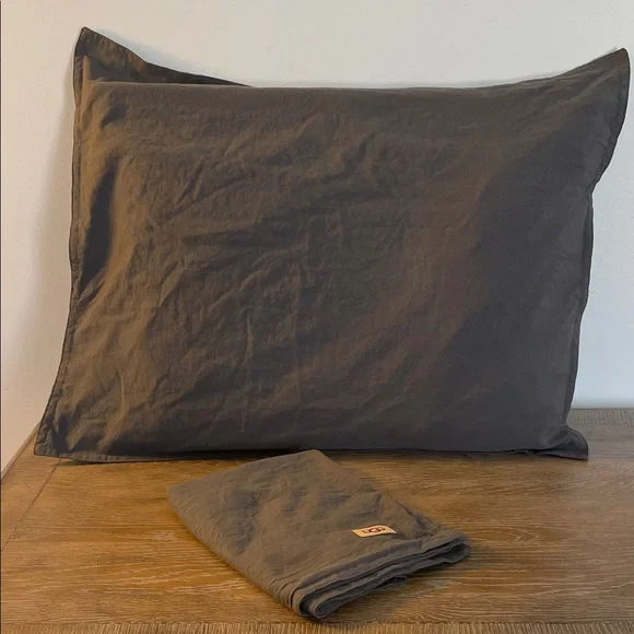 UGG Dark Gray Comforter Set Full/Quenn - Picture 2 of 6